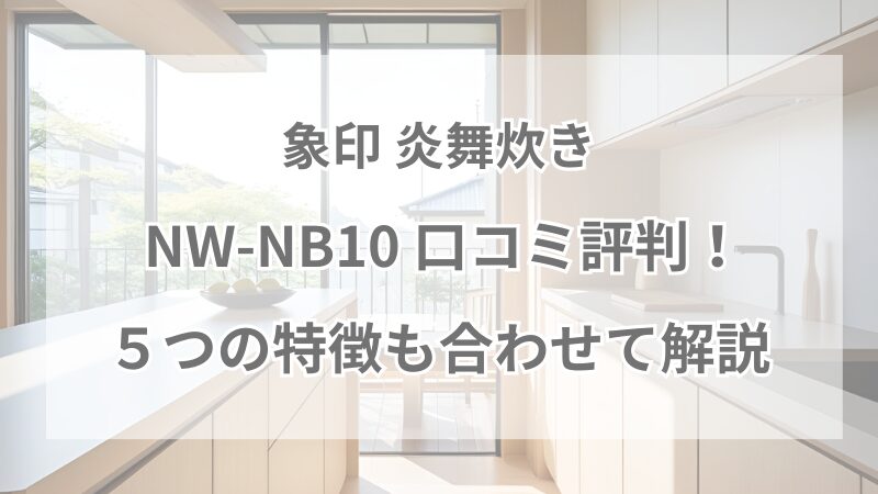 NW-NB10口コミ評判！５つの特徴も合わせて解説